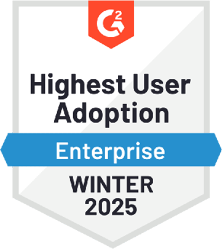 G2 Highest User Adoption Epterprise Winter 2025