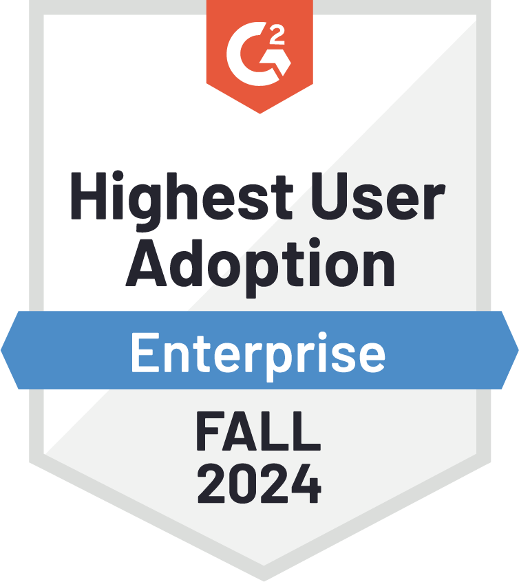 G2 Highest User Adoption Fall 2024